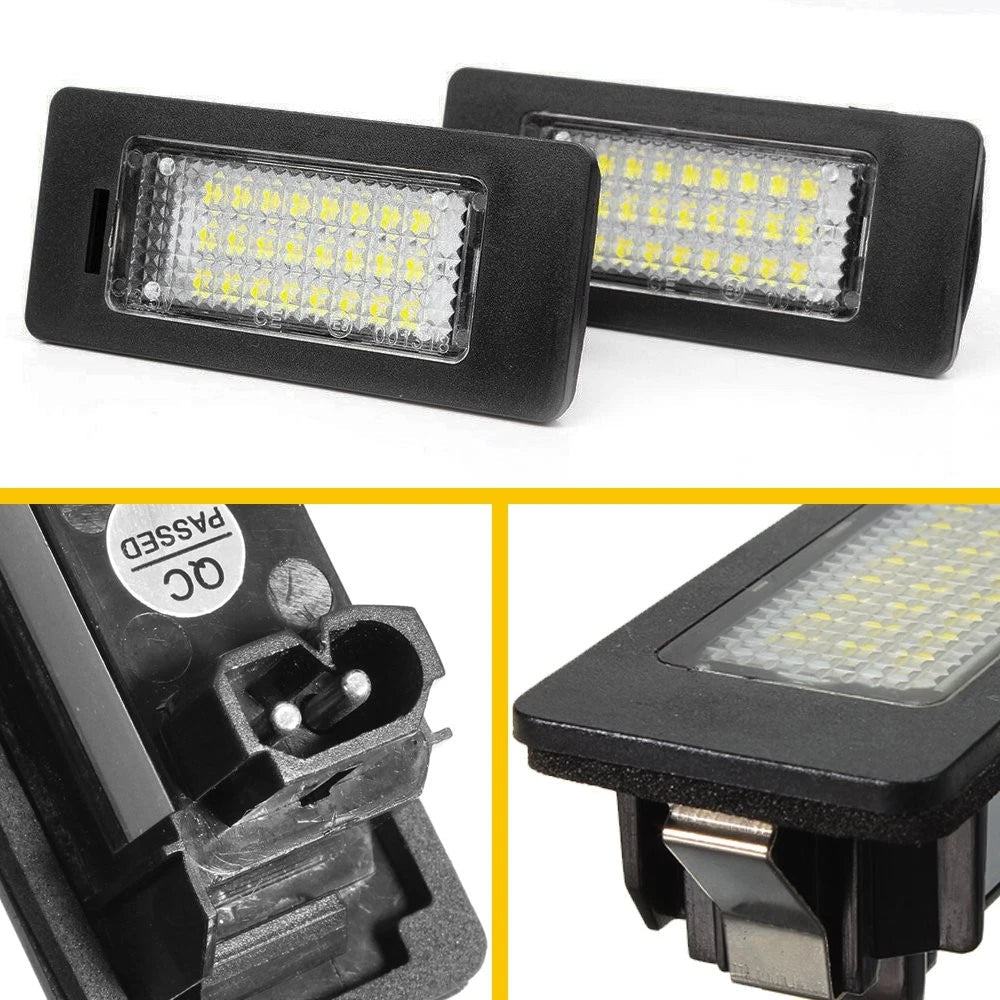 Error Free LED License Plate Light For BMW 135i 325i 328i 335i 528i 535i X3 X5 6B93BC-57