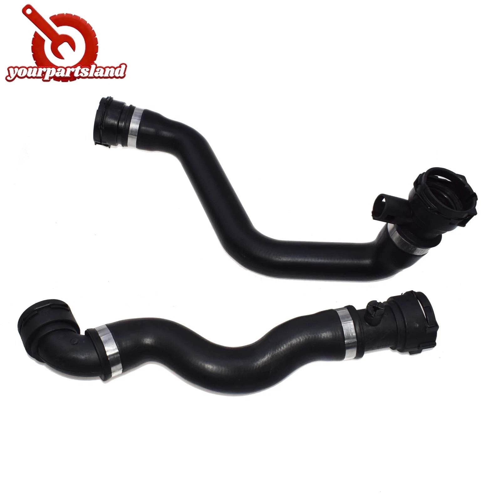 2 pcs For BMW 525i 528i 530i Radiator Hose UPPER & LOWER 11531705223 11531705224 6B93BC-57