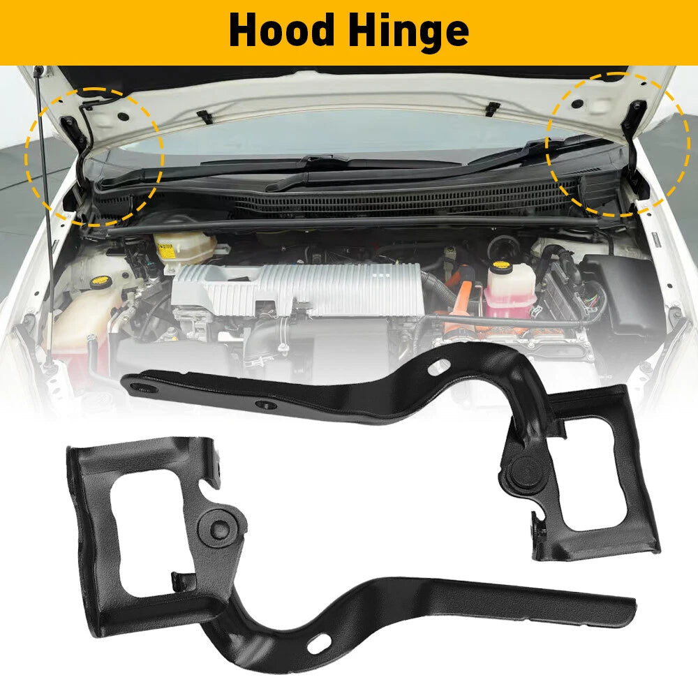 For 2010 2011 2012 2013 2014 2015 Toyota Prius Front Hood Hinges Right+Left Set 6B93BC-57