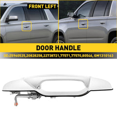 Exterior Door Handle Chrome Front Left LH Driver Side for 2007-13 Chevy GMC EOA 6B93BC-57