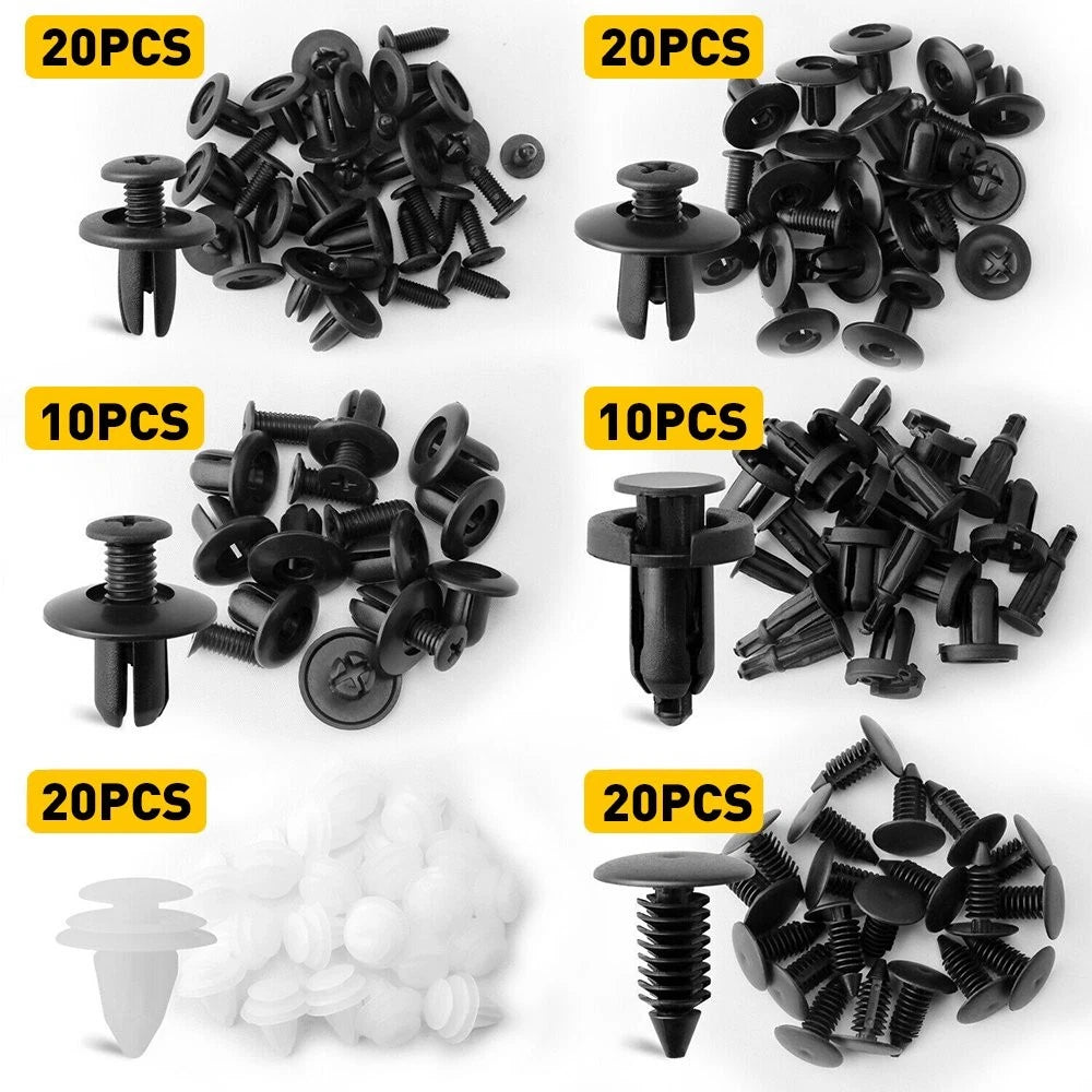 Accessories Trim Car Push Clip Pin Rivet Bumper Door Panel Retainer Fastener Kit 6B93BC-57