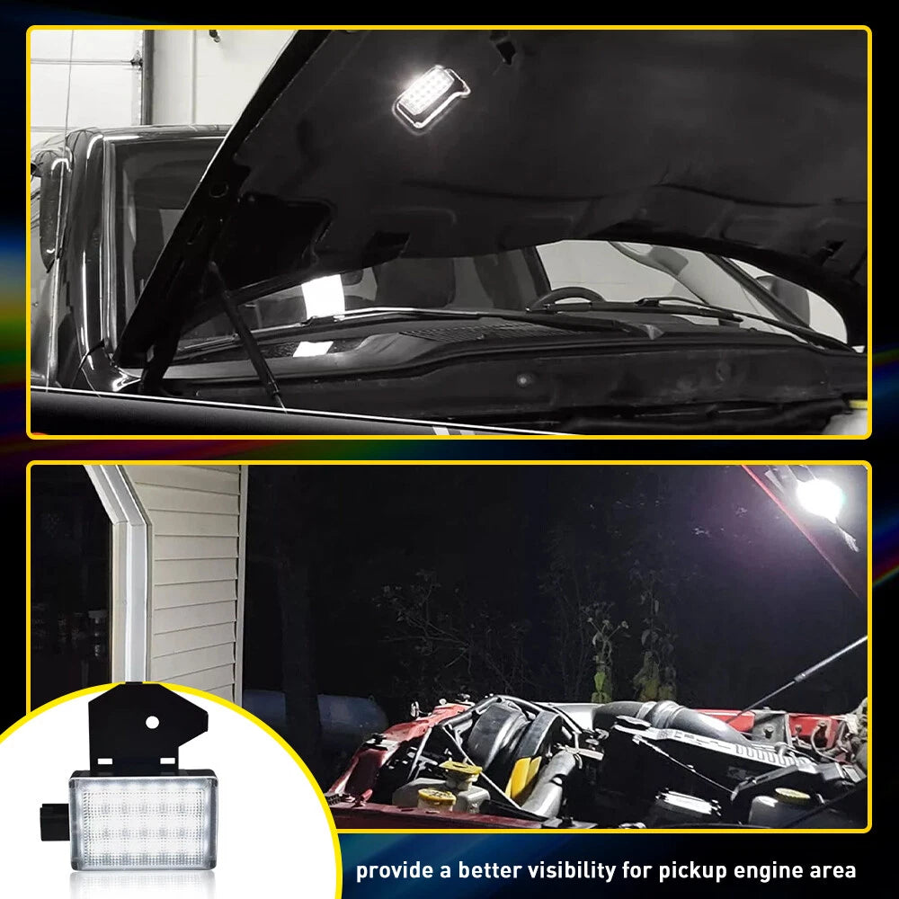 LED Under Hood Courtesy Light Lamp w/ Wiring Harness For 1998-07 Jeep Wrangler A 6B93BC-57