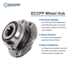 1P Front Wheel Hub Bearing For Audi A3 Volkswagen GTI Eos Rabbit (3-Bolt Flange) 6B93BC-57