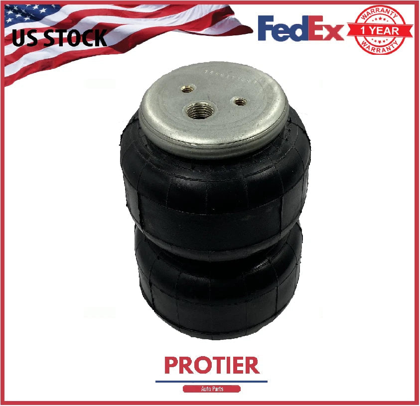 Heavy Duty Custom Air Suspension Spring Bag 1/2 inch NPT Port 2096 lbs Load 6B93BC-57