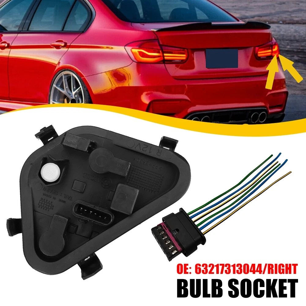 Passenger Right Rear Bulb Socket Tail Light for 2012-15 BMW 320i 328i 335i EOA 6B93BC-57