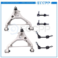 For Ford Expedition 6PCS Rear Sway Bars Front Lower Control Arms Suspension Kit