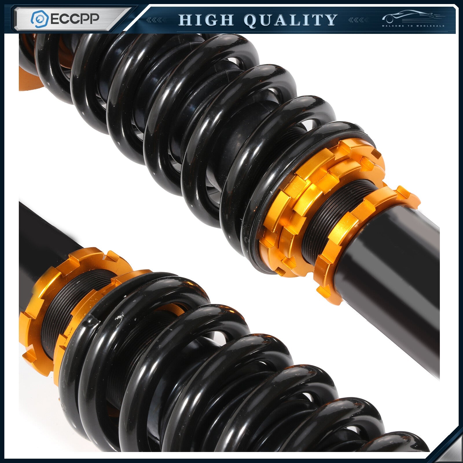 ECCPP Coilovers Suspension Kits For 08-12 Honda Accord Adj. Height Struts Shocks ECCPP