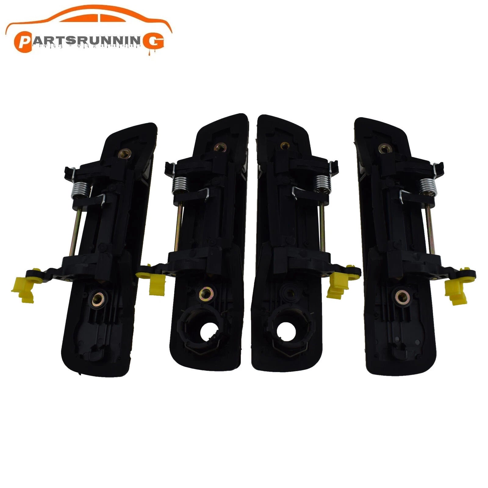 4PCS Front Rear Exterior Door Handles For 2000-05 Eclipse 01-05 Sebring Stratus 6B93BC-57