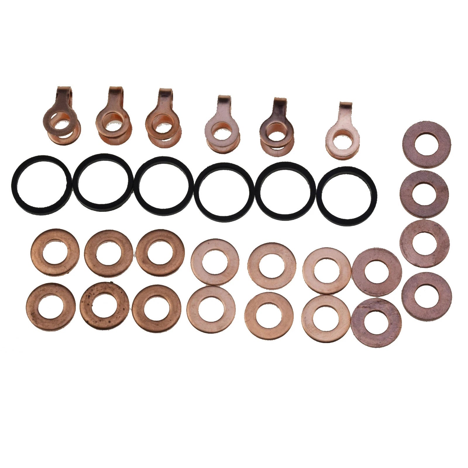 Injector Seal Copper O Rings Installation Set for Dodge 5.9 Cummins 1989-1998 6B93BC-57