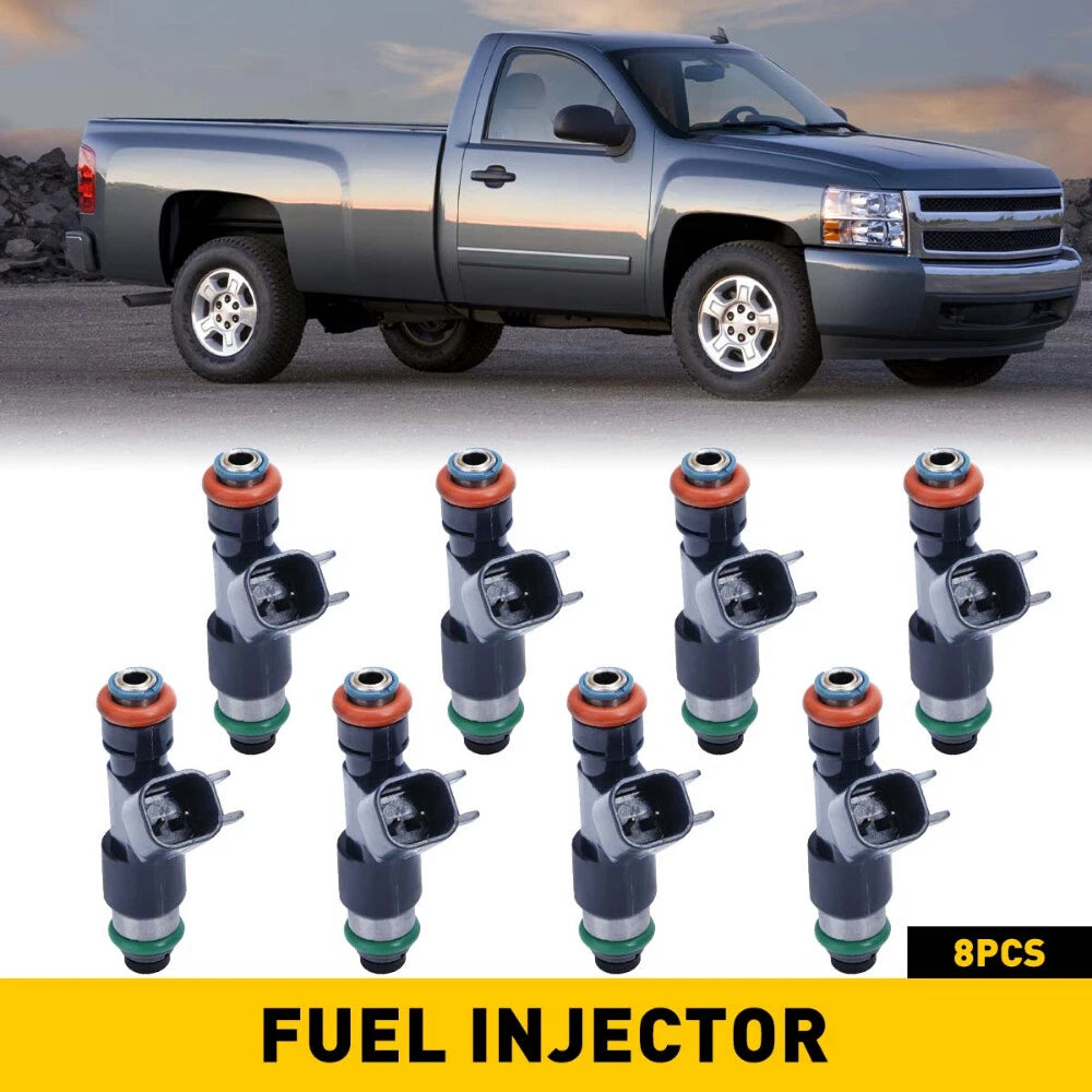 Set of 8 USA Fuel OEM Injectors for 2007-09 Chevy Chevrolet GMC 5.3L V8 12594512 6B93BC-57