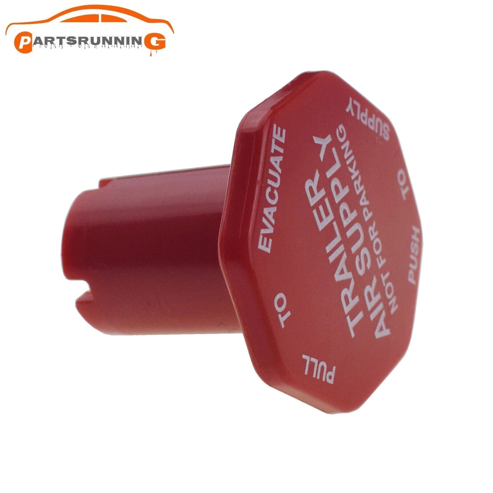 Parking Brake Red Air Supply Knob For Universal Semi Trucks 298817 298817N 6B93BC-57