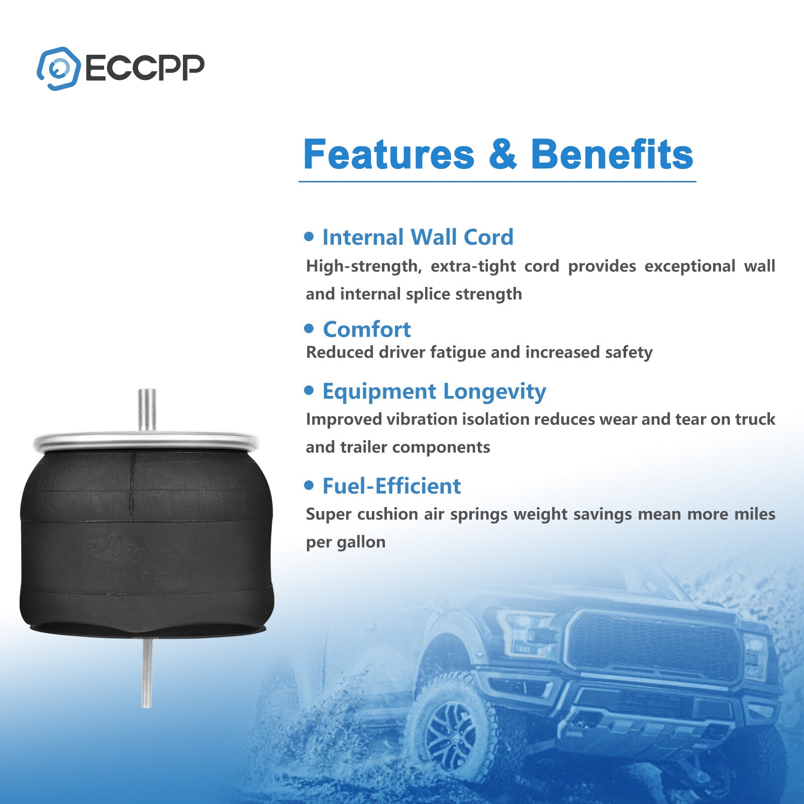 Air Suspension Air Bag W01-358-9807 For ContiTech Goodyear 1R12-1047 6B93BC-57