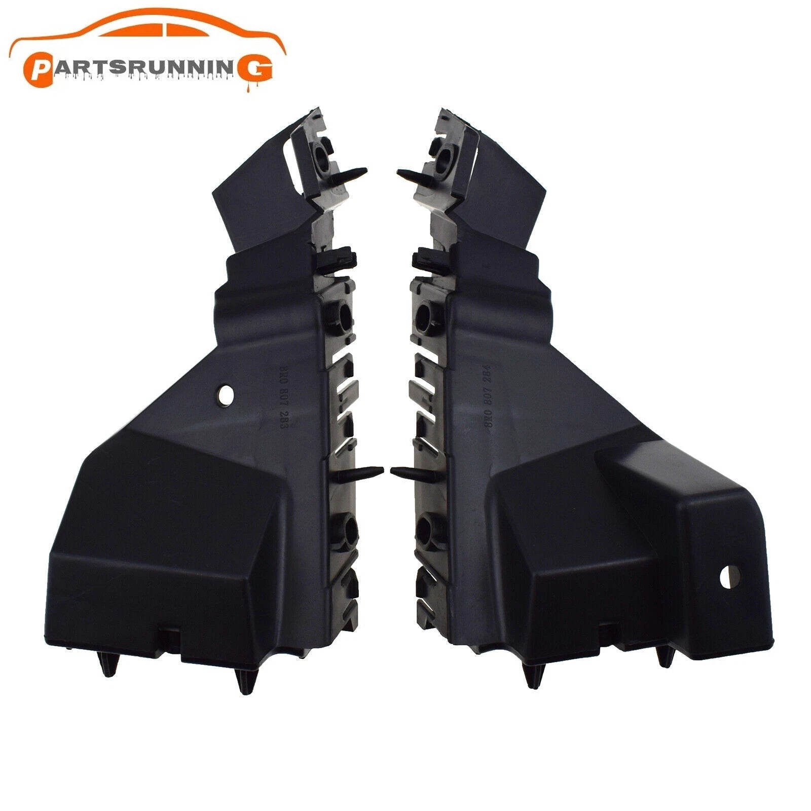 Front Driver & Passenger Side Bumper Bracket For 2009-2017 Audi Q5 2014-2017 SQ5 6B93BC-57