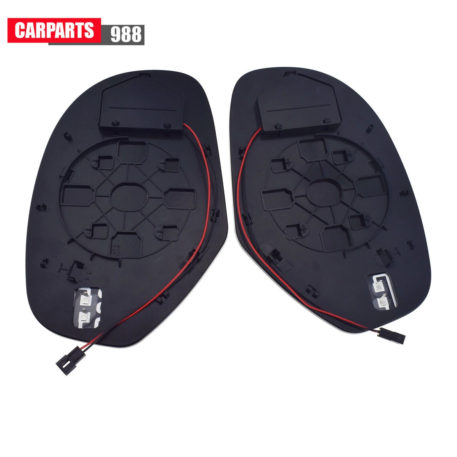 Pair LH RH Mirror Glass Heated For 2007-13 Cadillac Chevy Tahoe GMC Yukon Sierra 6B93BC-57