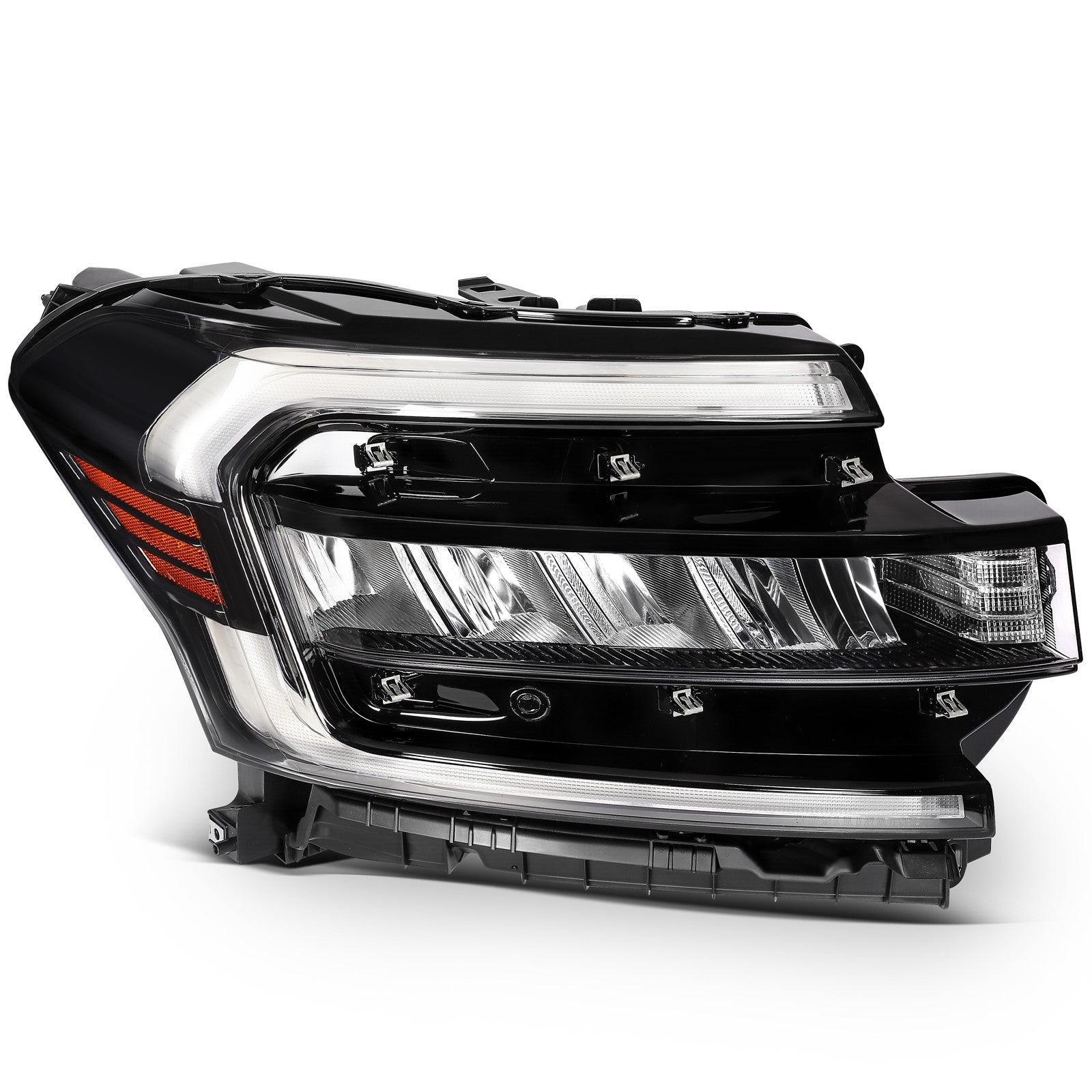 Right Side LED Black Headlight Assembly Fits 2022-2024 Ford Expedition 3.5L KOEEP