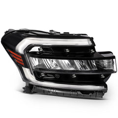 Right Side LED Black Headlight Assembly Fits 2022-2024 Ford Expedition 3.5L KOEEP