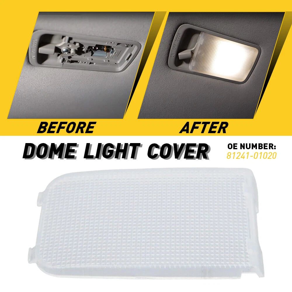 Clear Lens Dome Light Cover For Toyota 4Runner Corolla Tacoma Tundra Tercel RAV4 6B93BC-57
