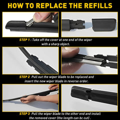 Car Truck Silicone Universal Frameless Wiper Windshield Blade Refills 28' EOA 6B93BC-57