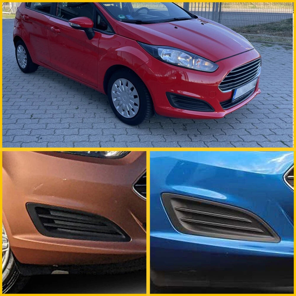 2PCS For 2014-2019 Ford Fiesta Front Bumper Insert Fog Light Cover Left Right 6B93BC-57