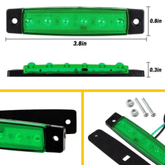 10X Green LED Rock Lights Underbody Light For Jeep Offroad Truck UTV ATV Boat EO 6B93BC-57