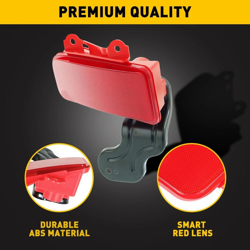 Red Left Rear Bumper Lamp Reflector Case 33555-T1W-A01 for Honda 2015-2016 CRV 6B93BC-57