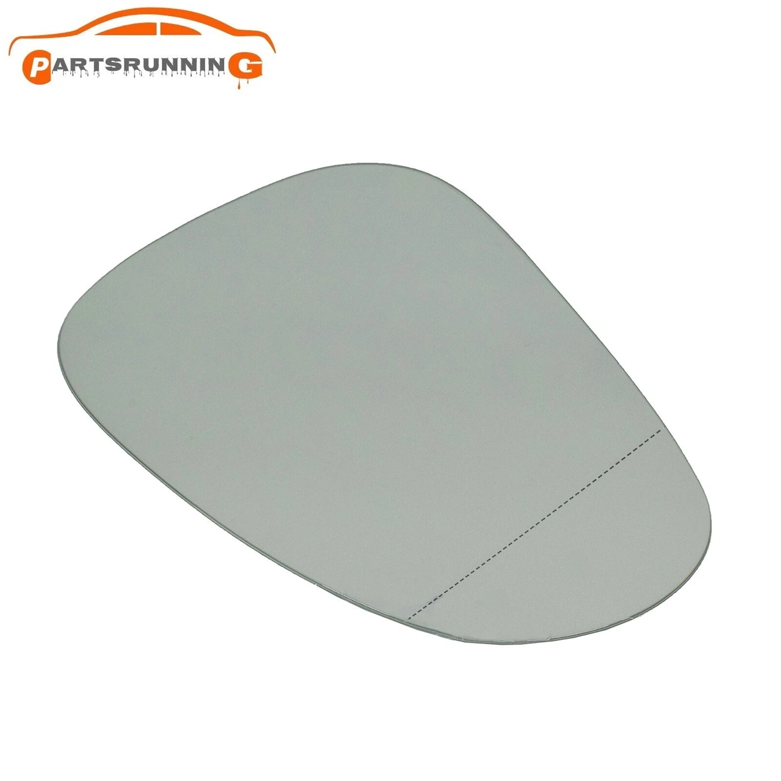 Left Driver Side Mirror Glass Heated For Volkswagen Golf MK5 2003-2008 6B93BC-57