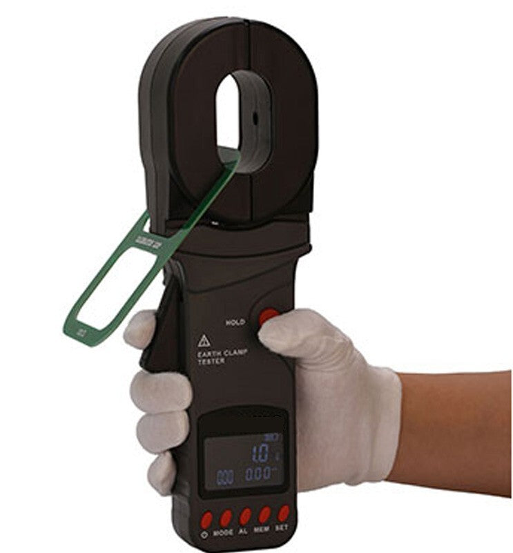 Clamp Ground Resistance Tester Clamp Earth Loop Meter Resistance Range 0.01-200Ω