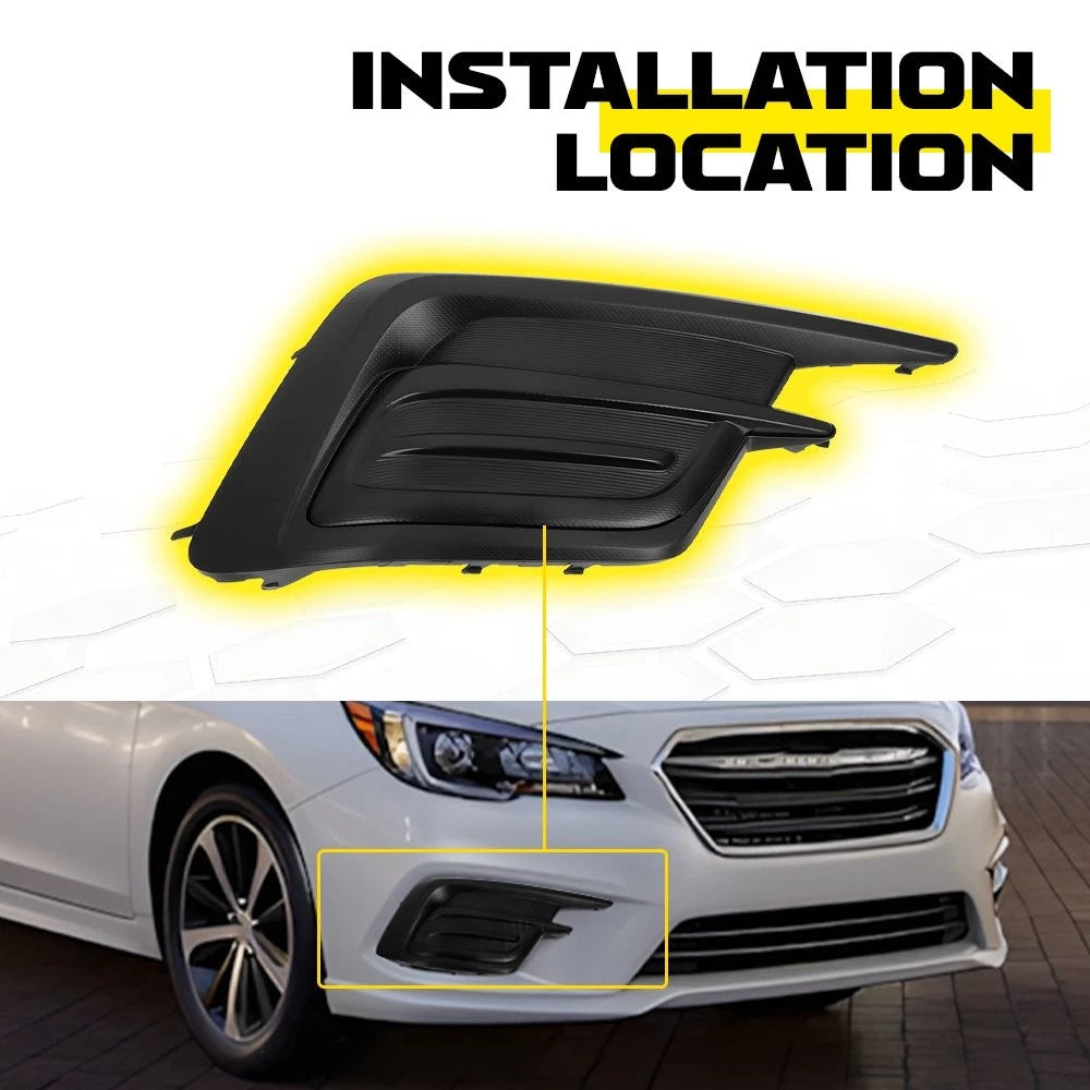 For 2018-2019 Subaru Legacy Passenger RH Side Front Fog Light Cover 57731AL56A A 6B93BC-57