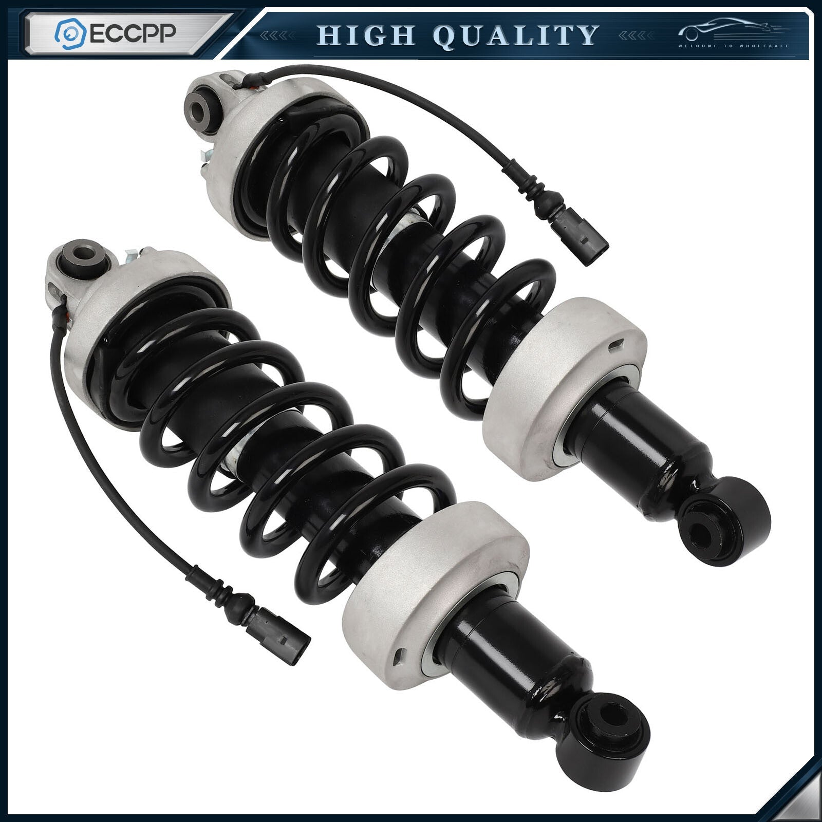 2x Rear Air Suspension Shock Absorbers Struts MagneRide For 07-15 Audi R8 V8 V10 6B93BC-57