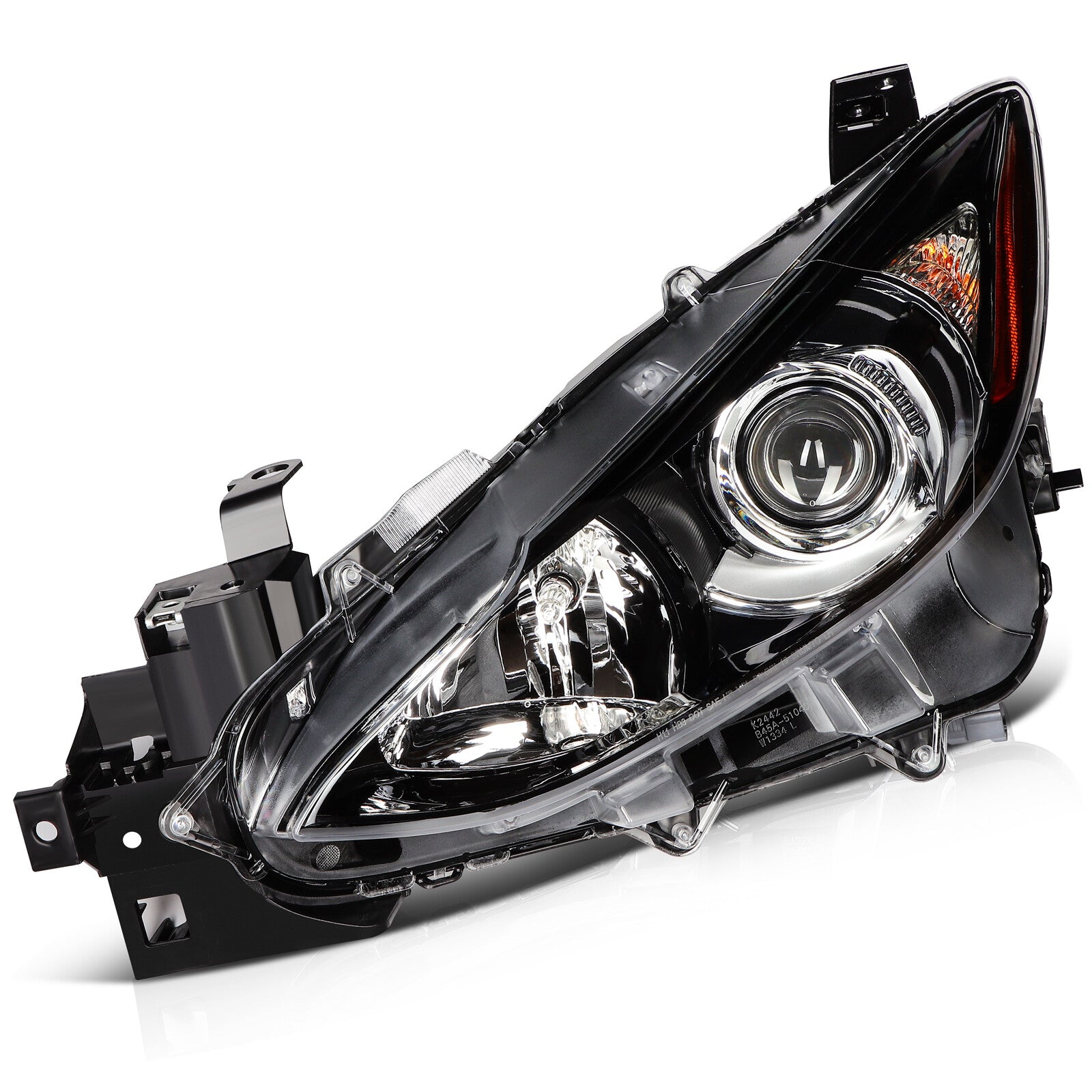 Driver Side Headlights Assembly For 2014 2015 2016 Mazda 3 w/Projector 6B93BC-57