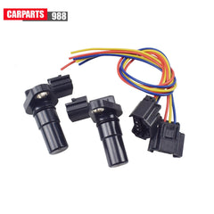 For Nissan Altima Versa Sentra Set of 2 Trans Input/Output Speed Sensor +Pigtail 6B93BC-57