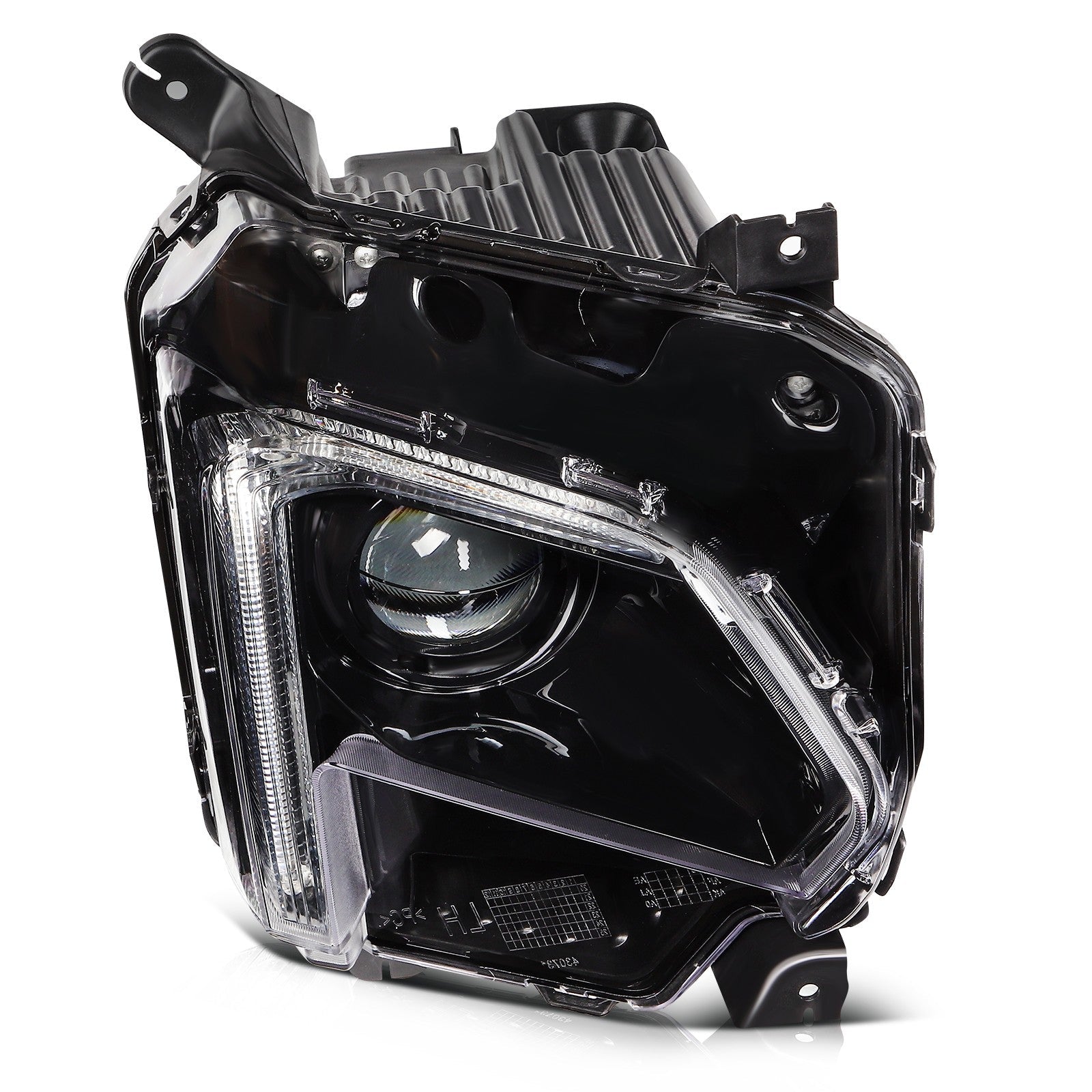 Pair Kit LED Headlights Assembly For 2022-2023 Chevrolet Traverse 3.6L Black 6B93BC-57