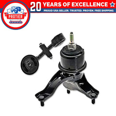 Fits 2001-2003 Toyota Highlander 2.4L 4WD Front RT Motor & Torque Mount 2pcs : 6B93BC-57