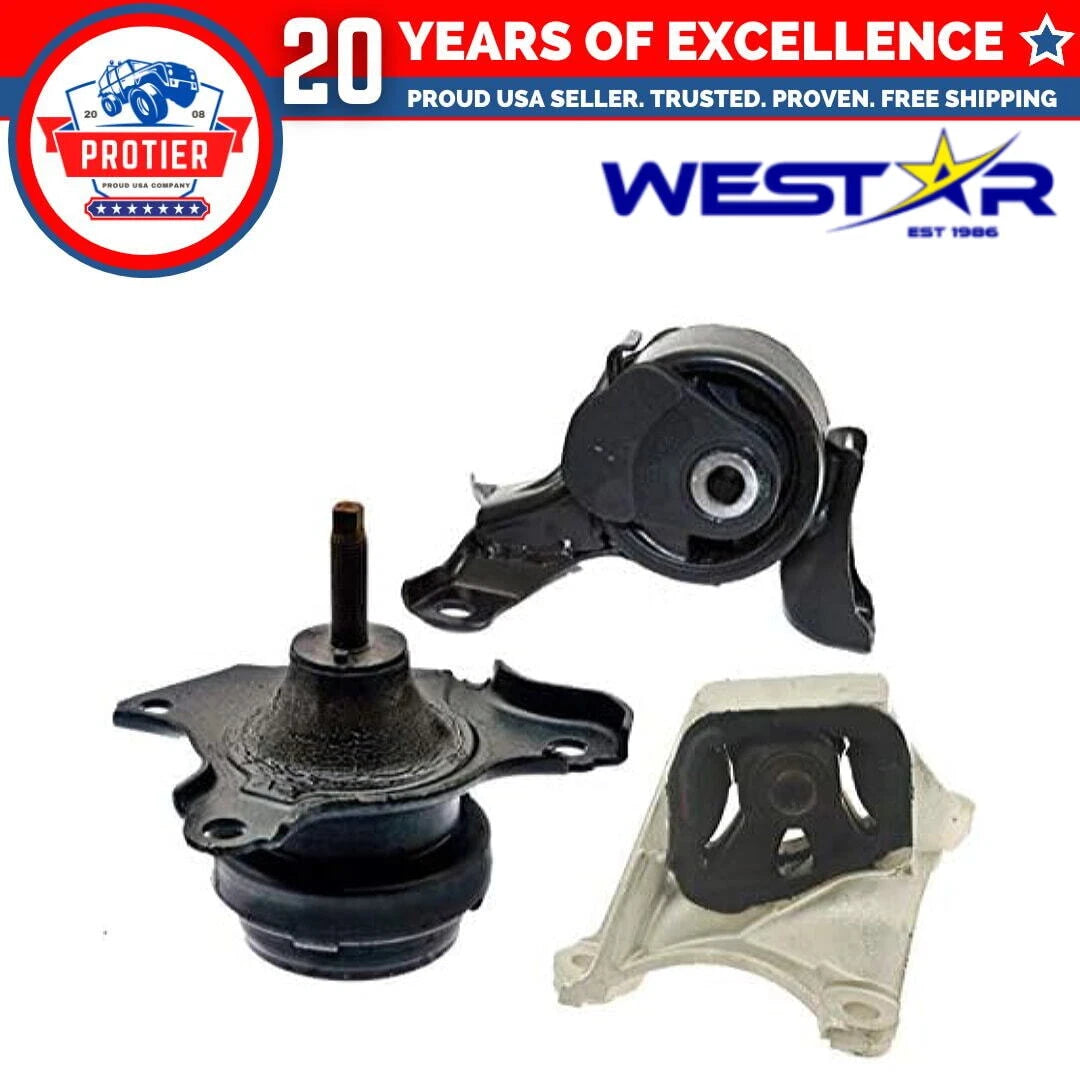 Fits 2003-2006 Honda Element 2.4L MANUAL Front & Front R & Trans Mount 3PCS 6B93BC-57