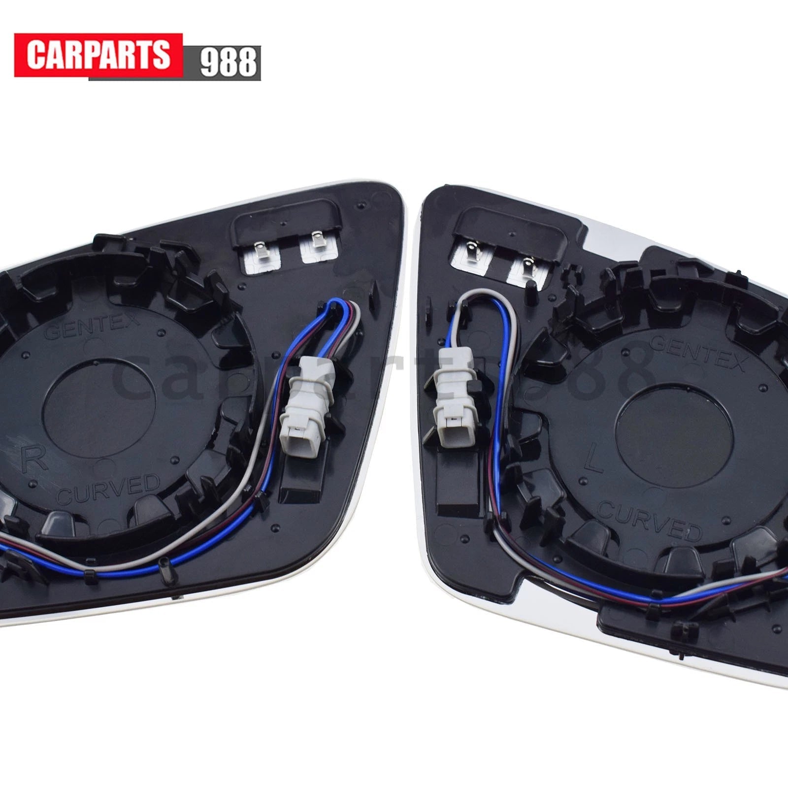 2Pcs Left Right Mirror Glass Heated w/ Blind Spot For Mercedes W205 S205 W222 6B93BC-57