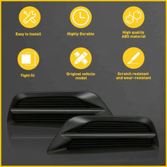 FIT FOR ACCORD SEDAN 2013 2014 2015 FOG LAMP COVER BLACK RIGHT & LEFT US 6B93BC-57