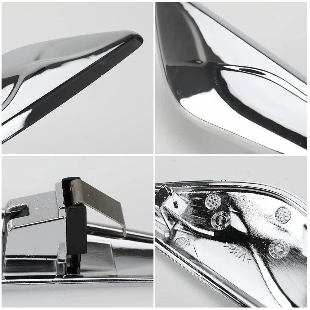 Chrome Front Right Side Fender Trim Finisher Fit for 2015-2017 BMW X3 X4 F25 F26 6B93BC-57
