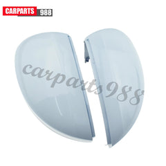Left Right Side Rear View Mirror Cover White For VW Tiguan 2018 2019 2020-2022 6B93BC-57
