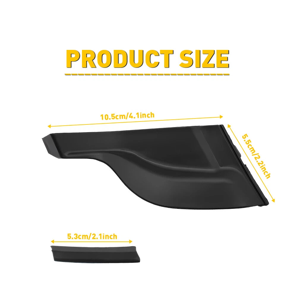 Front Wiper Windshield Side Cowl Extension Cover Trim For 2010-2015 Toyota Prius 6B93BC-57