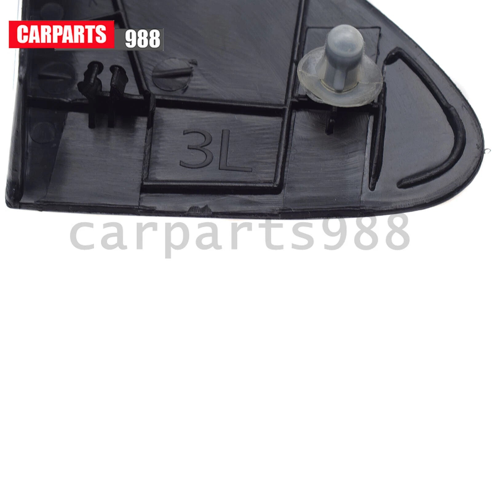 Left Side View Mirror Corner Cover Black For Toyota Corolla 2008-13 60117-12010 6B93BC-57
