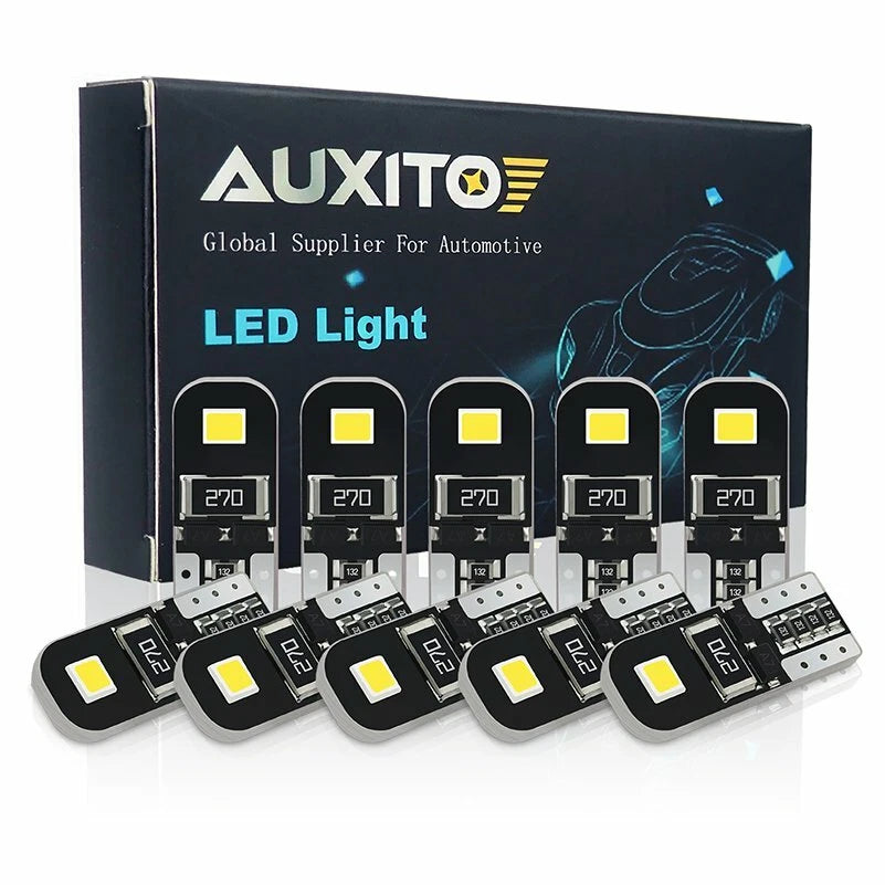 20x White Error Free T10 LED 2835smd Interior Wedge Light Bulb W5W 194 168 2825 6B93BC-57