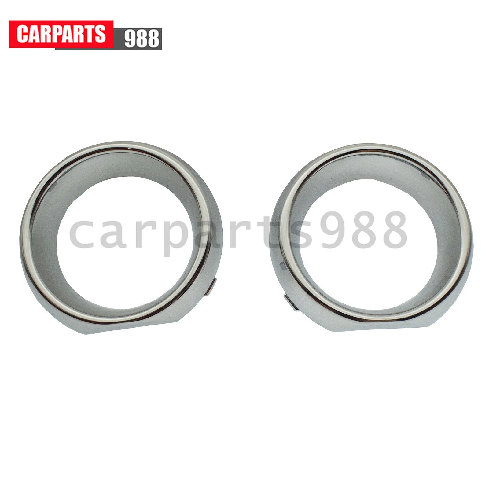 2Pcs Front Left Right Fog Light Trim Set for 2011-2016 Chrysler Town & Country 6B93BC-57