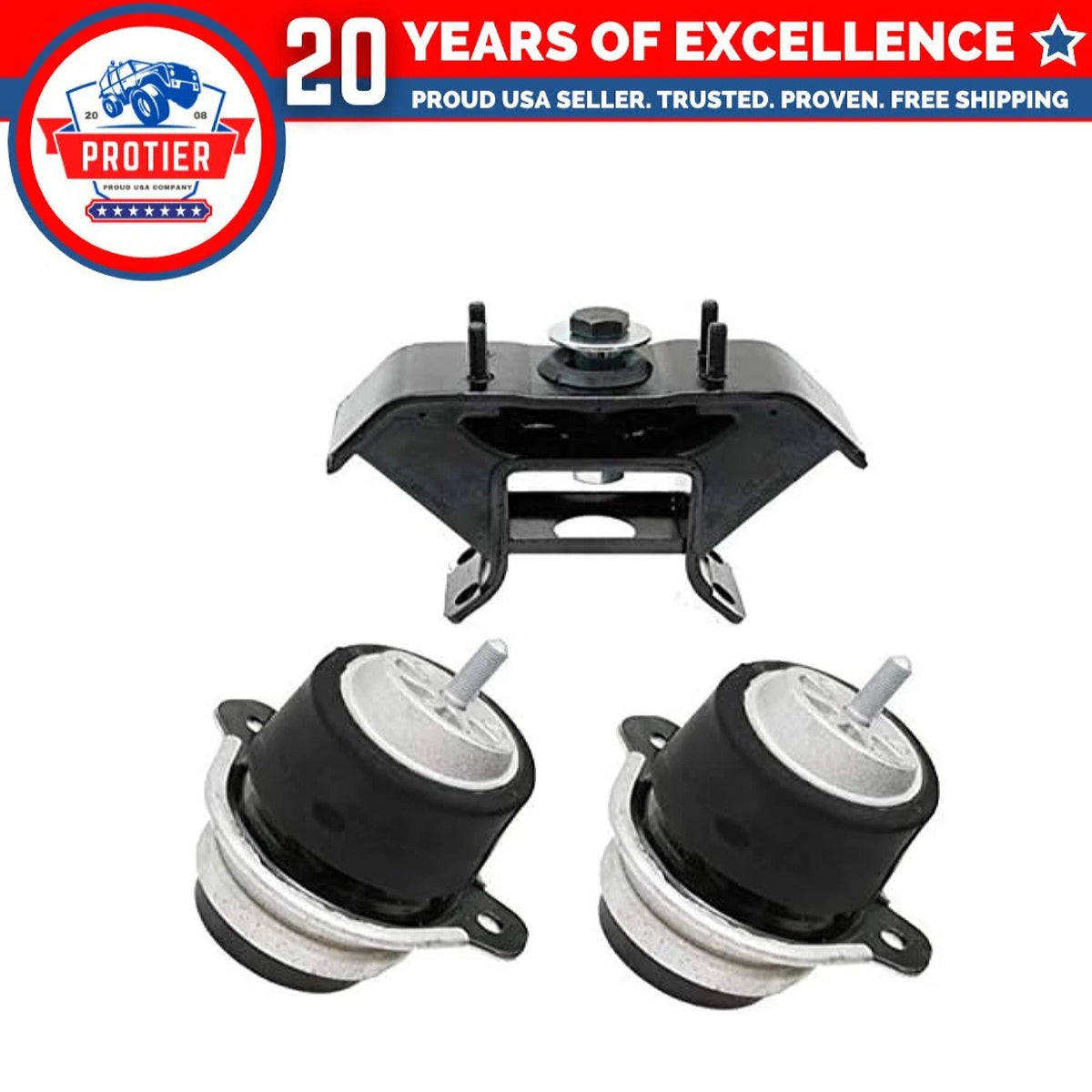Front Motor & Trans Mount Compatible with Kia Borrego 3.8L/ 07-09 Sorento 6B93BC-57