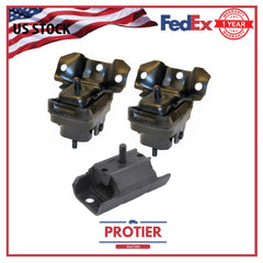 Engine & Trans Mount Set 3PCS For Ford Passenger Car Focus L4 2.0L 122ci 6B93BC-57