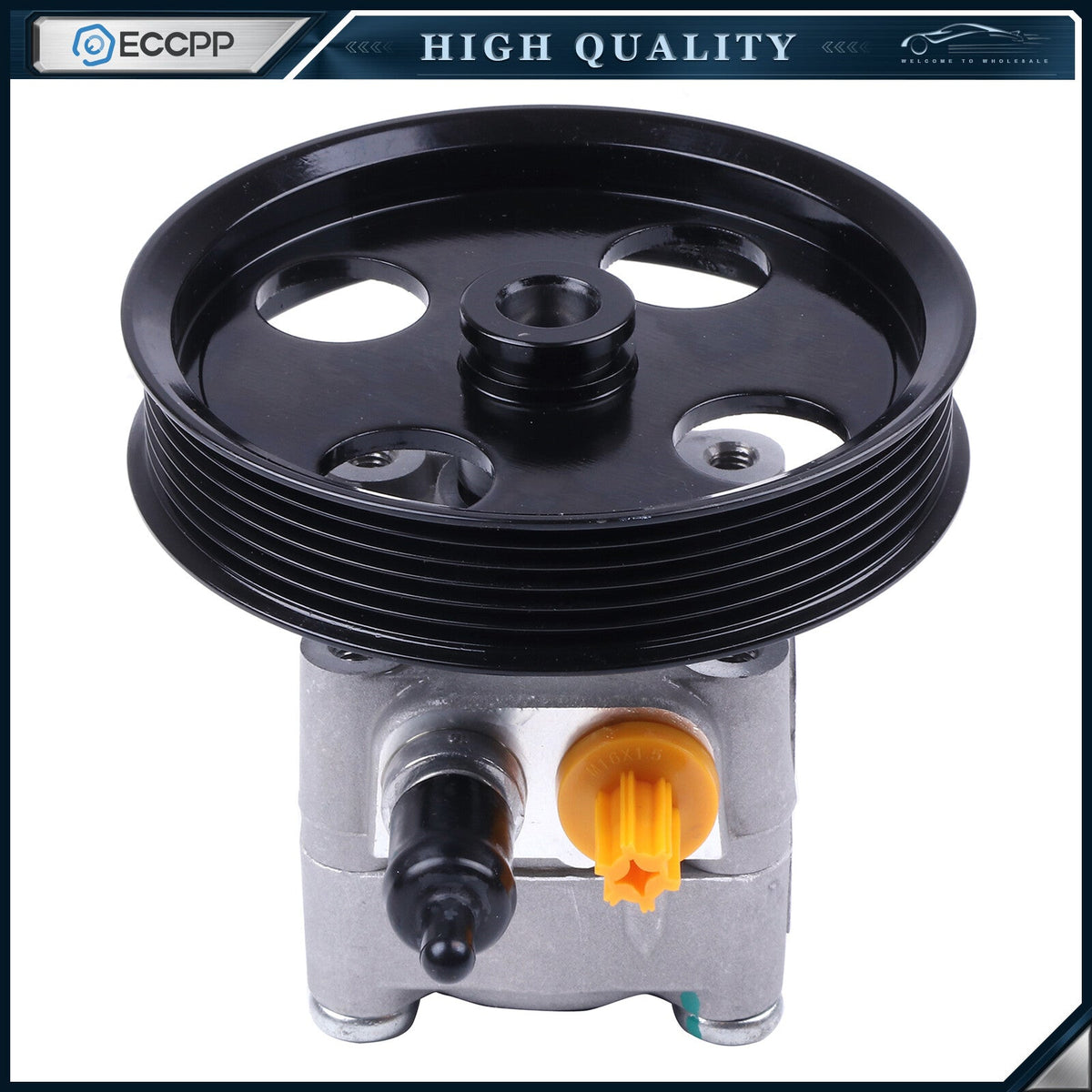 Power Steering Pump W/ Pulley For Volvo V70 XC70 C70 S60 S70 S80 99-04 21-5283 6B93BC-57