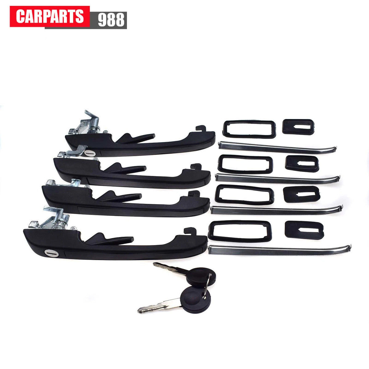 Outside Door Handle Front / Rear For VW Golf Jetta Rabbit Scirocco 191837205A 6B93BC-57