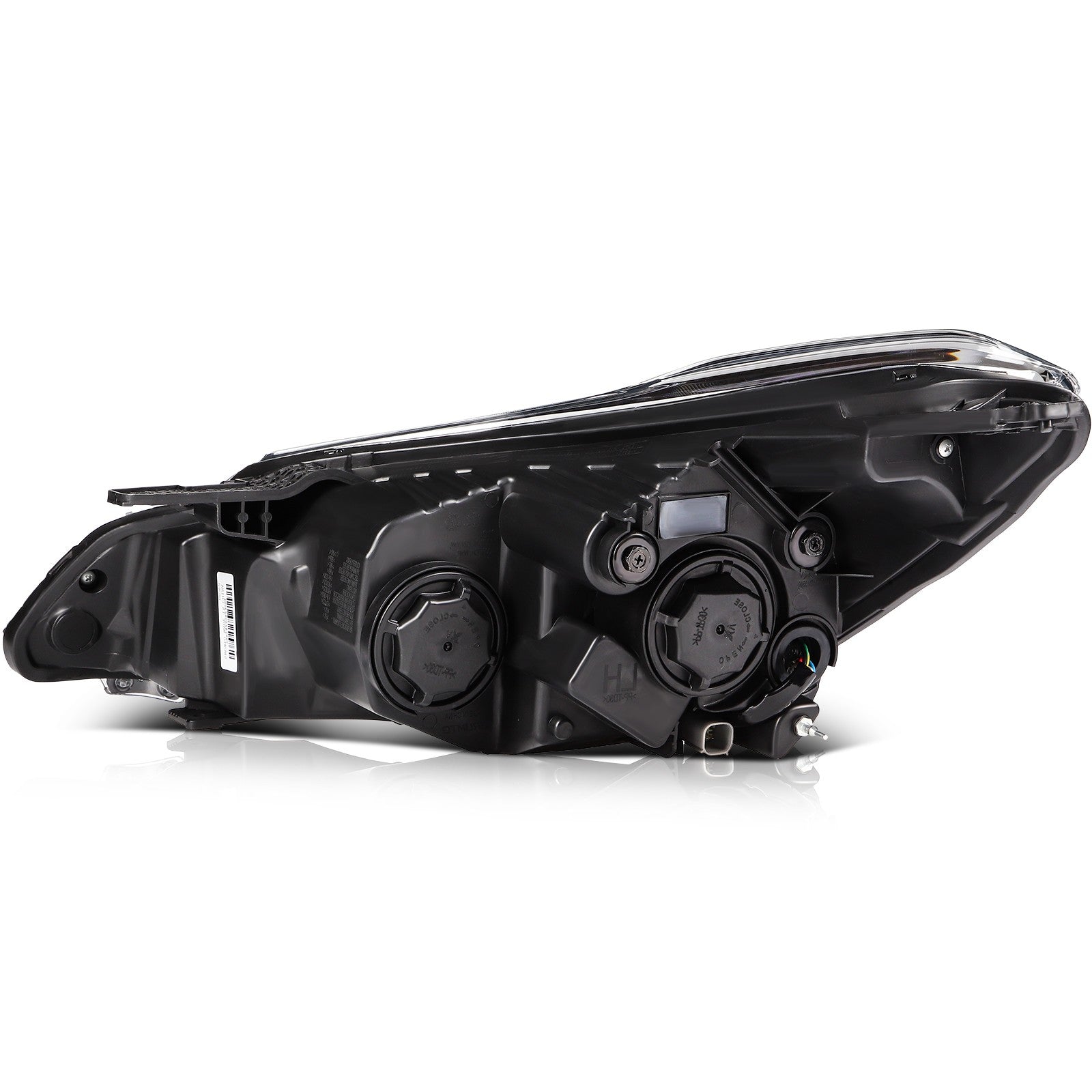 ECCPP Headlights Assembly For Chevrolet Spark 1.4L 2019-2022 Pair Black Amber 6B93BC-57