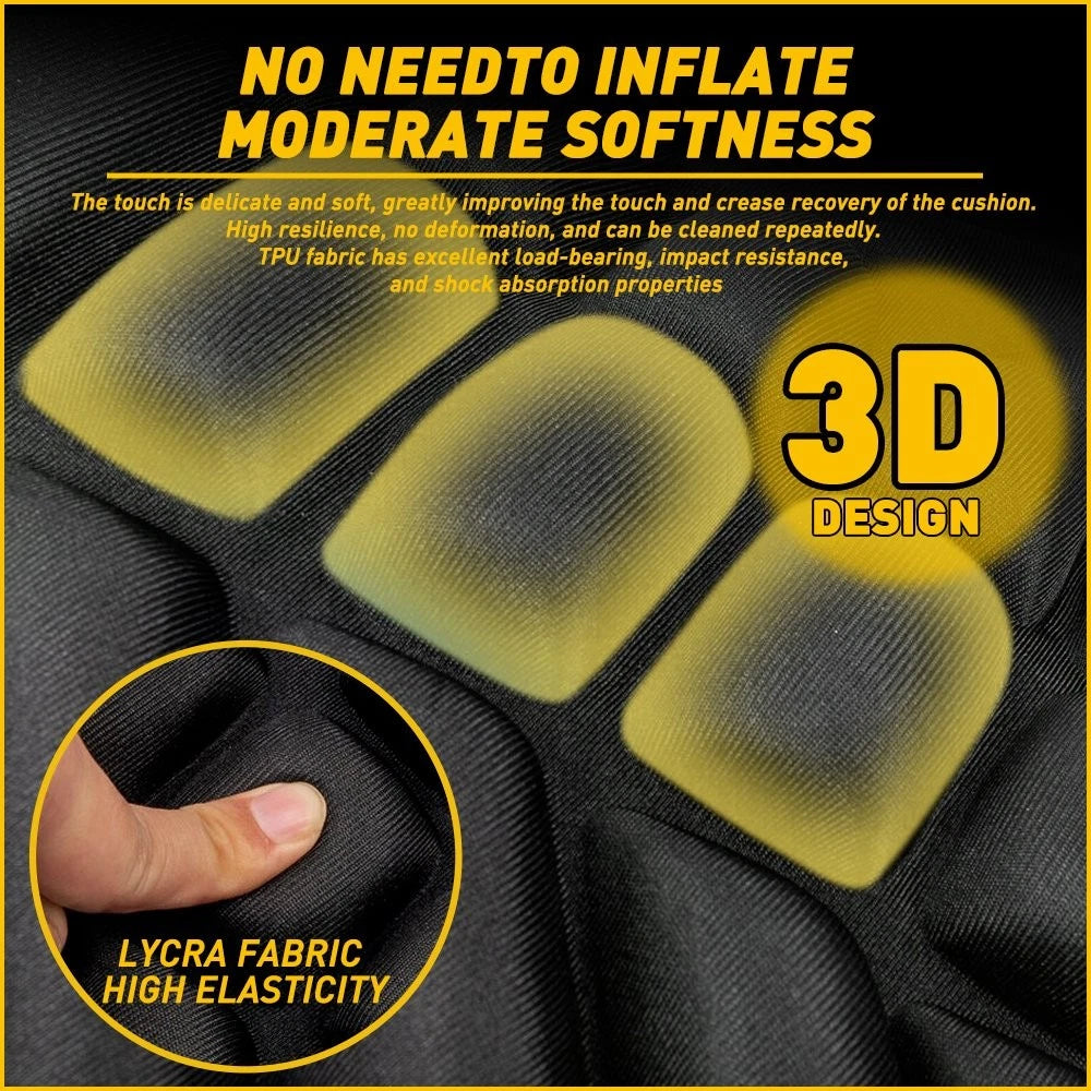 Motorcycle Gel Seat Cushion Comfort Shock Pad Cover 3D Breathable Pain Relief EA 6B93BC-57