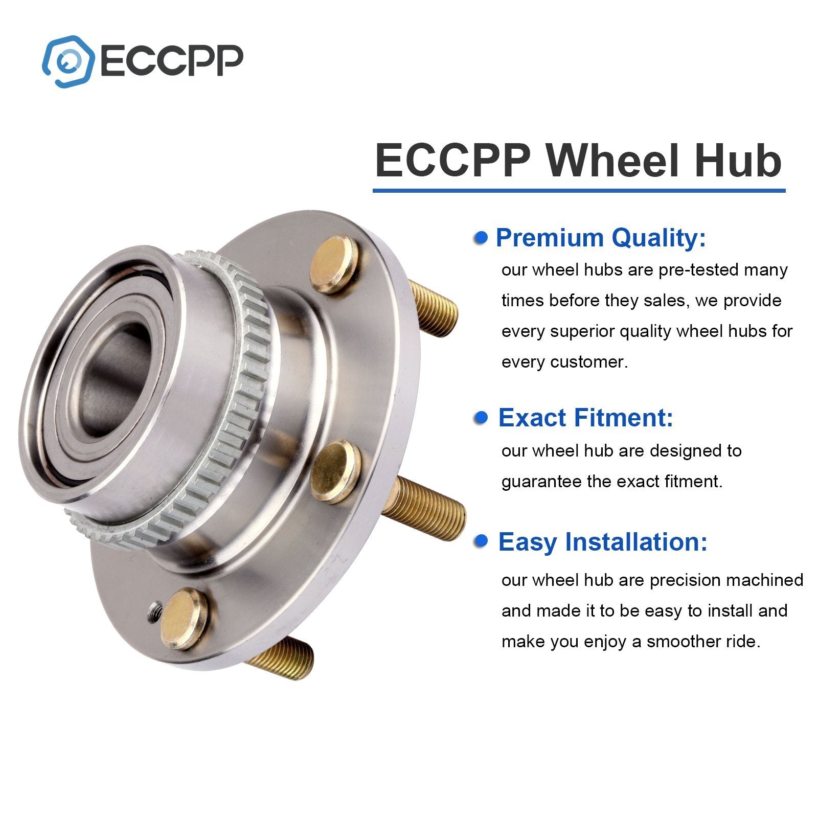 1Pc Wheel Hub Bearing Rear FWD For Hyundai Tucson Kia Sportage 2005-2008 2009 6B93BC-57