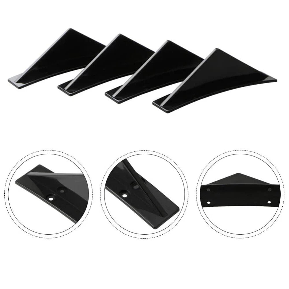 For Dodge Charger SXT RT SRT Rear Bumper Diffuser Shark Fin Spoiler Lip Splitter 6B93BC-57